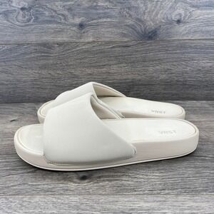 VRST Men's Slide Sandals Cream Off-White Padded Strap VRST25MS13 Size 10